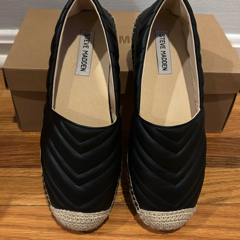 Steve Madden quilted Winnow espadrilles loafers
